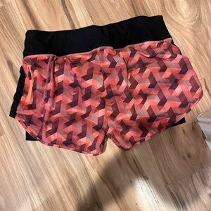 Orange athletic Shorts